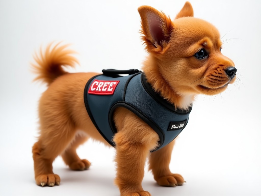 B2B Custom Dog Harness With Custom Name Patch