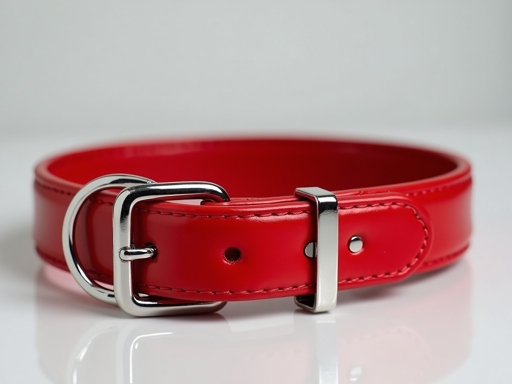 B2B Red Patent Leather Dog Collar Company