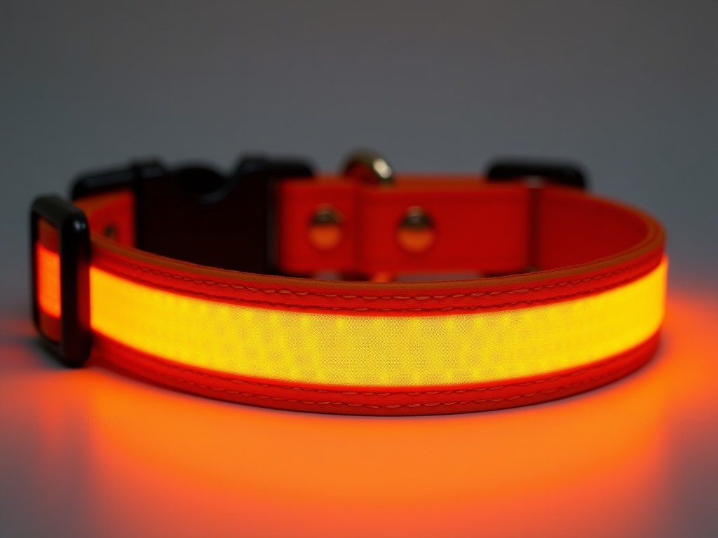 B2B Reflective Orange Dog Collar Factory