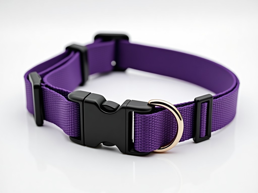 China Purple Waterproof Dog Collar Company