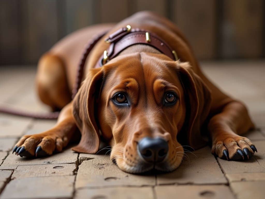 Custom Leather Dog Collar And Leash Set Manufacturer