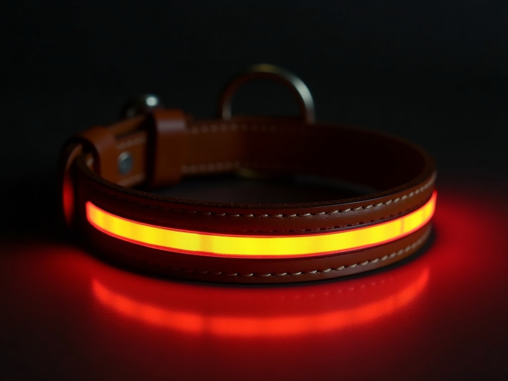 Custom Leather Reflective Dog Collar Manufacturer