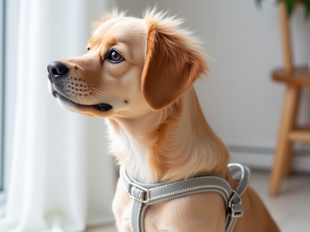 Custom Luxury Pearl Dog Harness Factory