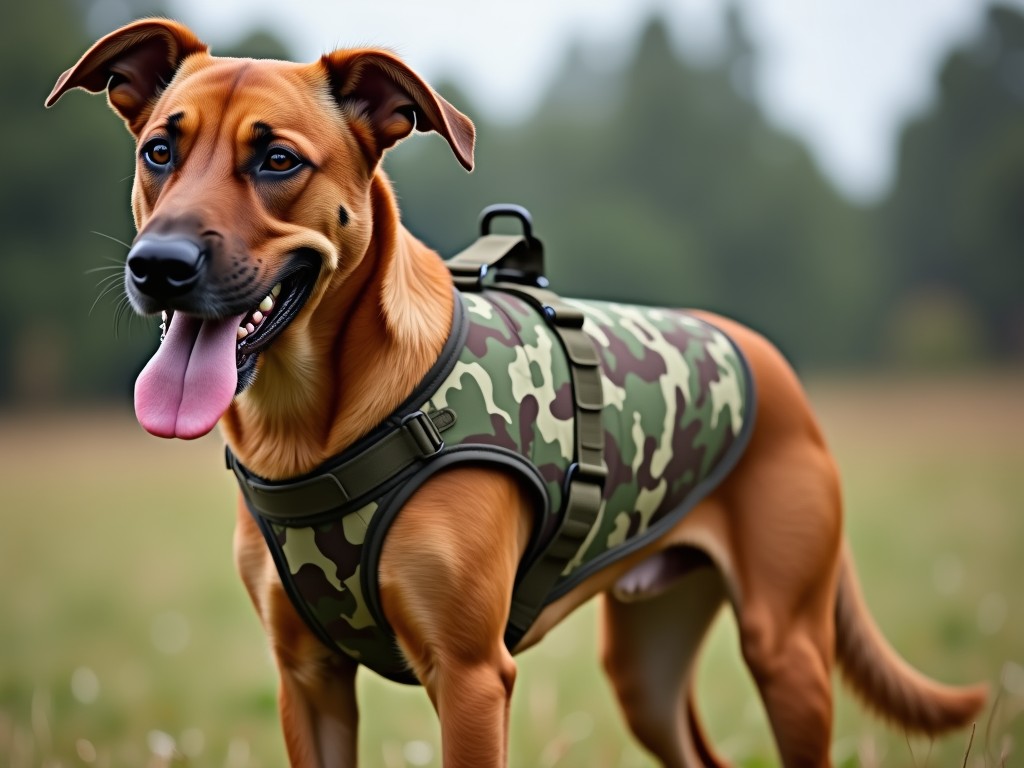 Custom Multicam Service Dog Vest Factory