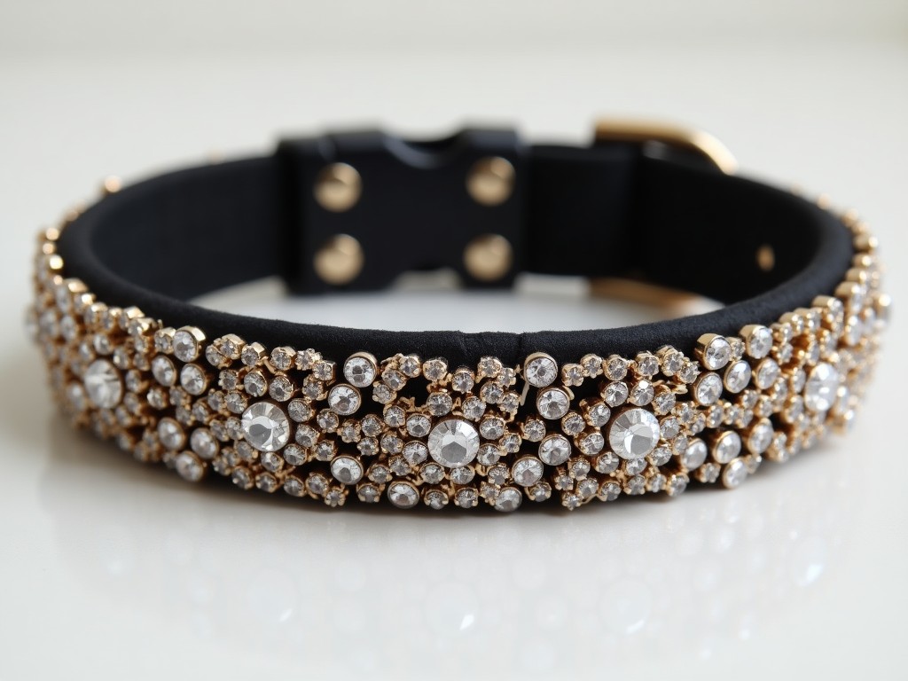 Custom Personalised Diamante Dog Collar Supplier