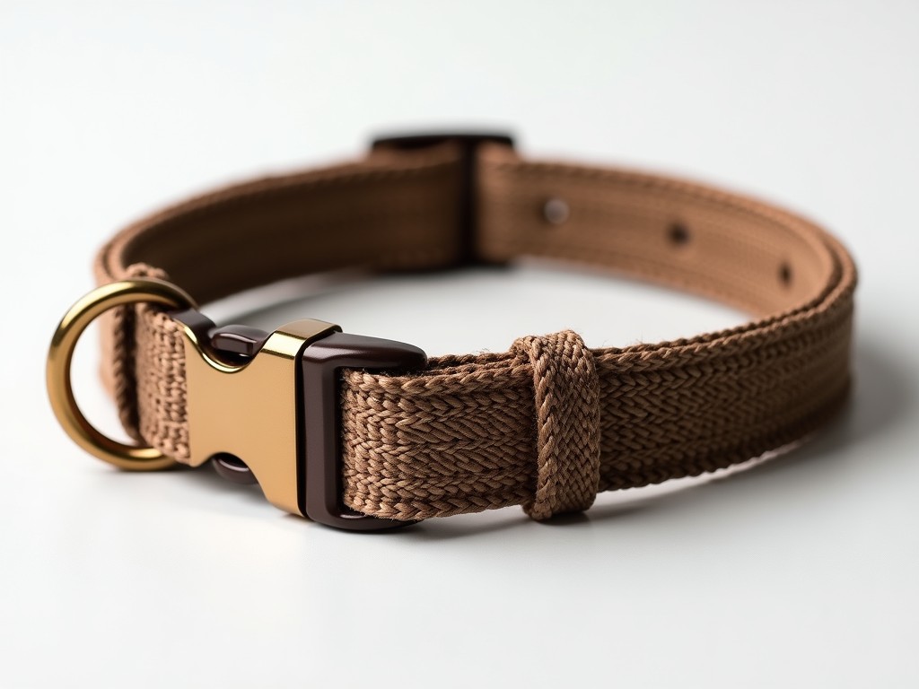 Oem Hemp Dog Collar With Metal Buckle Supplier