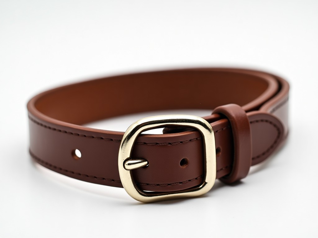 Oem Leather Dog Collar With Metal Buckle Manufacturer