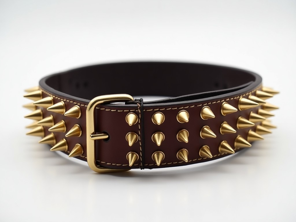 Oem Real Leather Spiked Dog Collar Suppliers