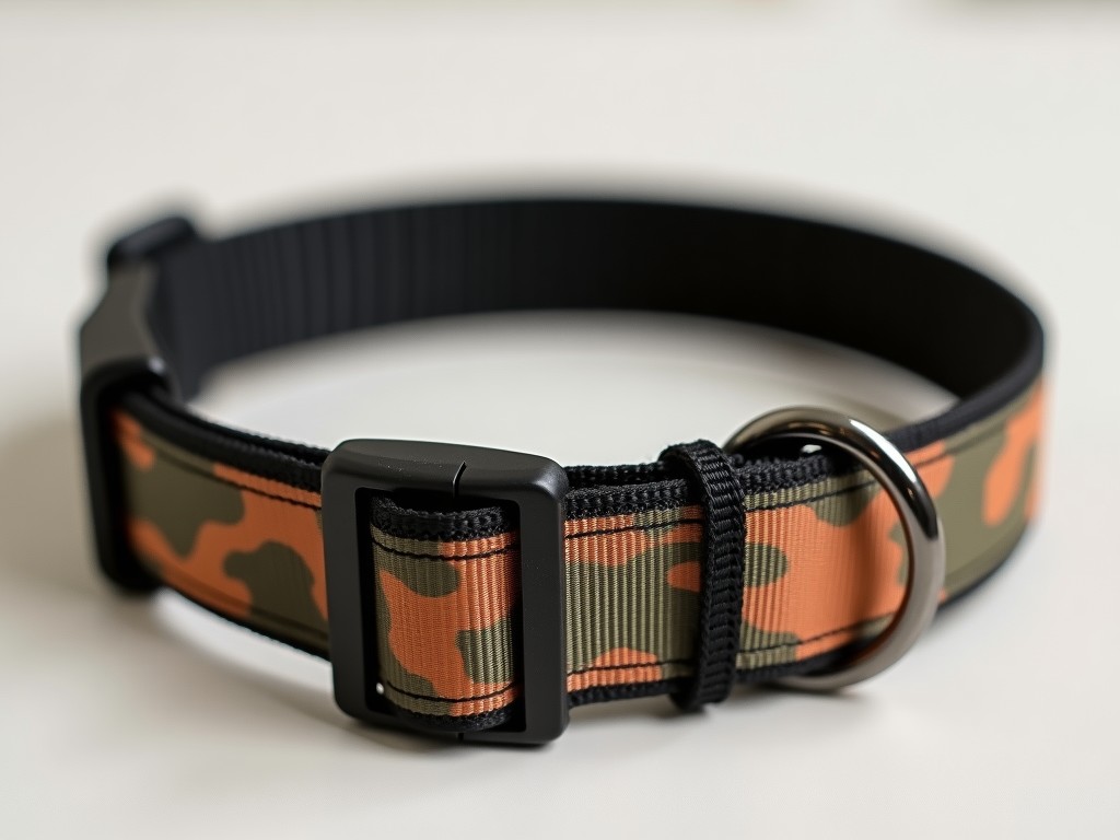 Personalized Camo Nylon Hunting Dog Collar Factory